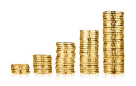 coins stacked